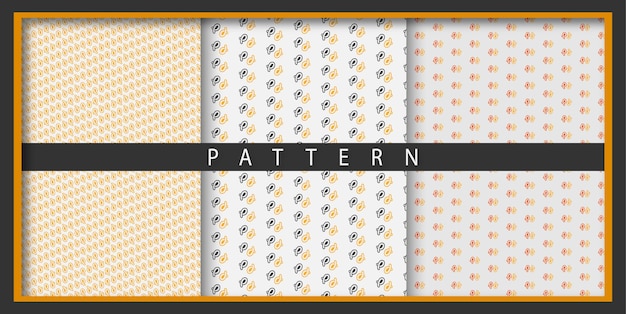 Элементы Simple Pattern из нового набора красочных минимальных геометрических узоров Premium векторы