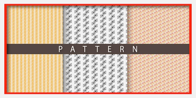 새로운 패턴 다채로운 최소한의 기하학적 패턴의 간단한 패턴 요소 세트 Premium Vector