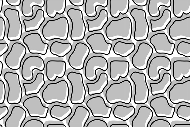 Simple Pattern with Abstract Shapes