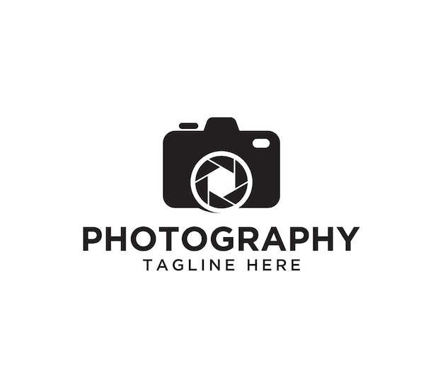 Premium Vector | Simple photography logo design template