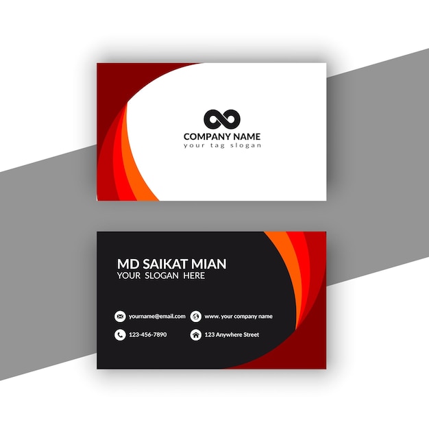 Simple Professional Creative Modern Business Card