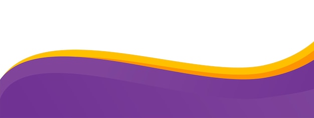 simple purple background banner with golden border