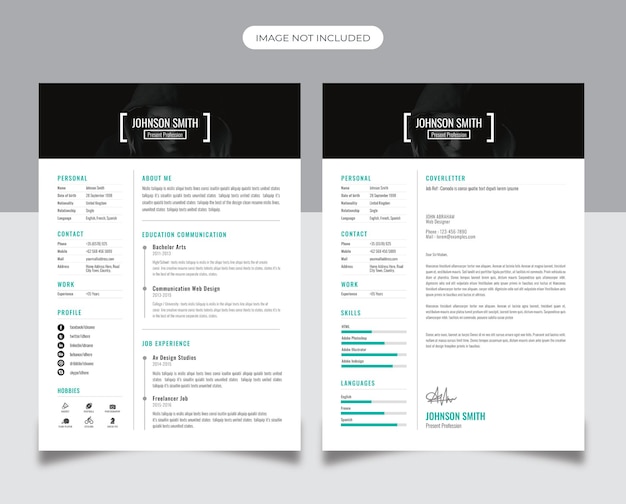 Simple Resume Template with Paste