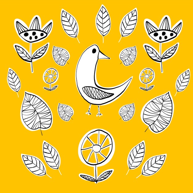 Vector simple scandinavian pattern