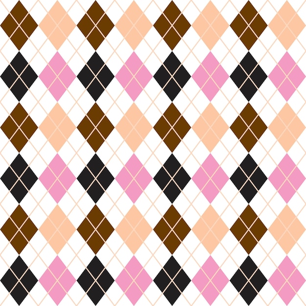 Simple Seamless Argyle Pattern