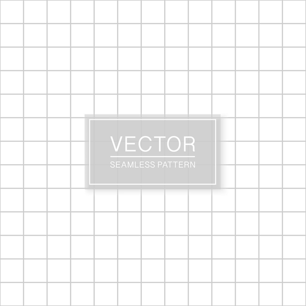 Simple seamless grid pattern Minimalistic striped background White and grey squared texture