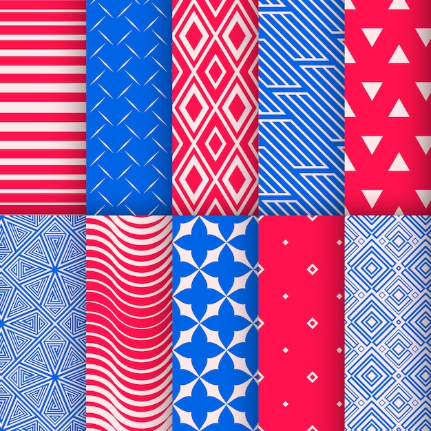 Simple seamless patterns