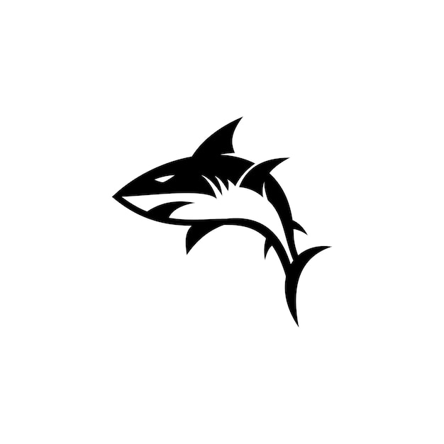 simple shark logo design