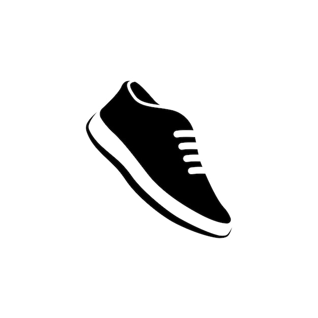 Vector simple shoe shop logo vector modern shoe shop icon