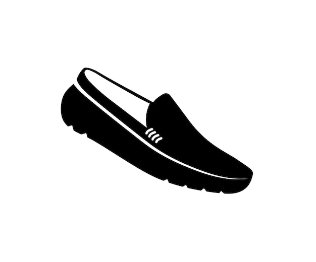 Vector simple shoe shop logo vector modern shoe shop icon