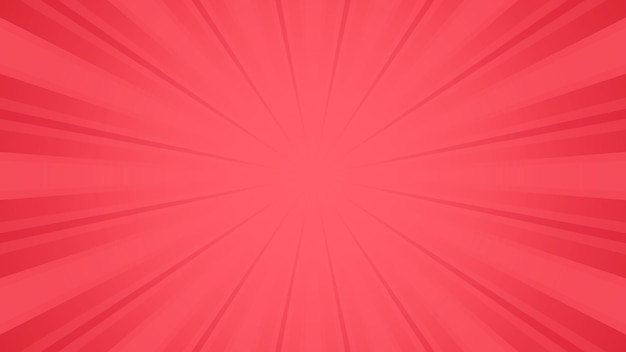 Simple Soft Red Sun burst vector background