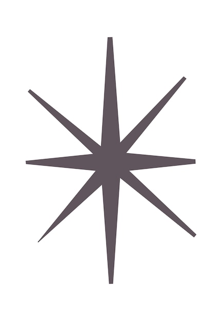 Vector simple star icon