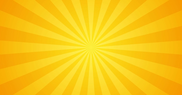 Simple Starlit Glow Effect Of Abstract Yellow Beam Explosion Blank Horizontal Plain Background