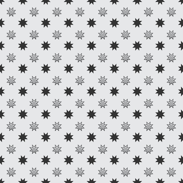 Simple stars seamless pattern background