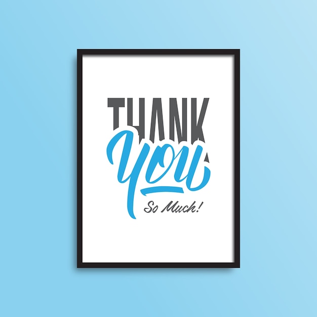 Simple Thank You Typography 