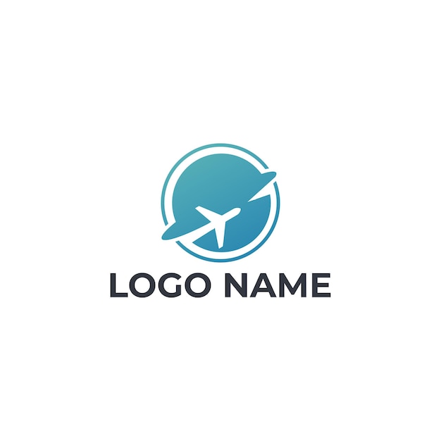 Simple travel logo design