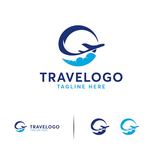 Simple travel logo