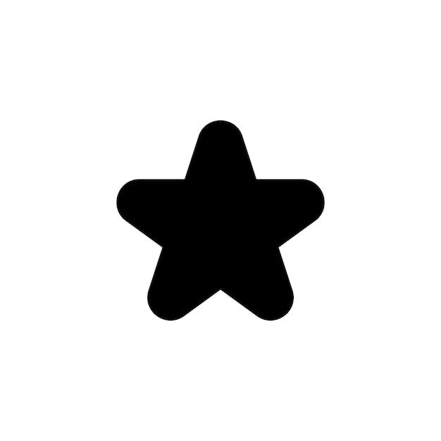 Simple and trendy star logo