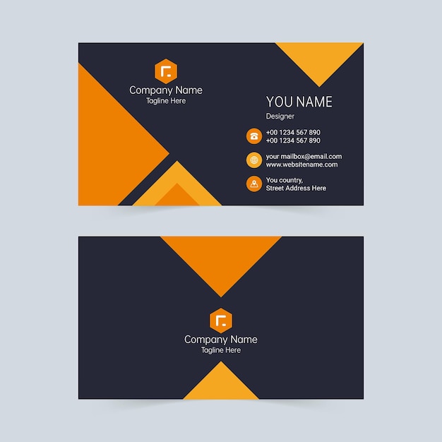 Simple and universal business card