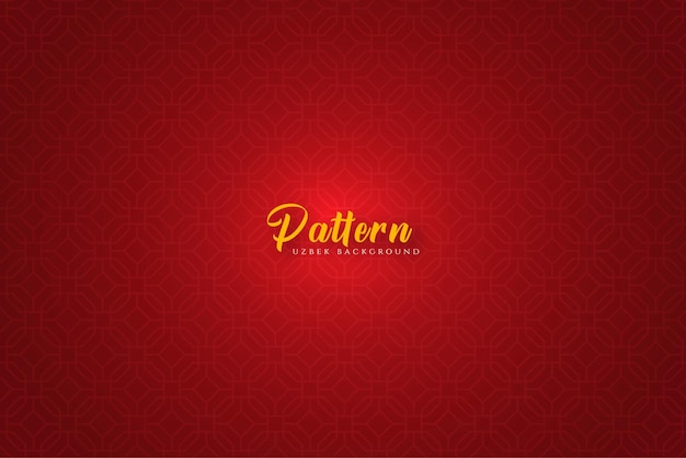 Simple Uzbek seamless pattern red color multipurpose abstract background banner