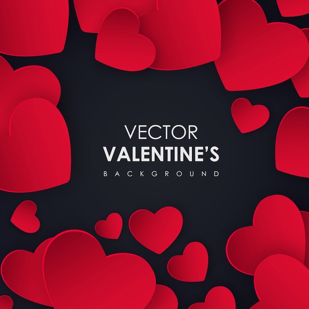 Simple Valentine's Vector Background