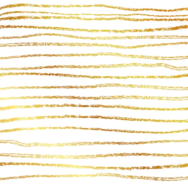 Simple Vector Golden Crayon Lines Pattern for Background Paper Wrap Banner etc