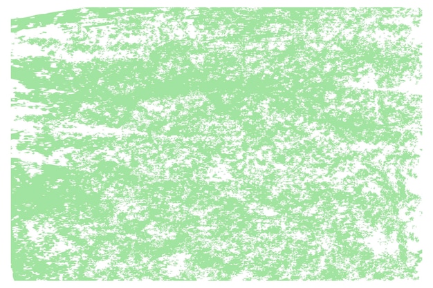 Simple vector light green abstract curl crayon for background