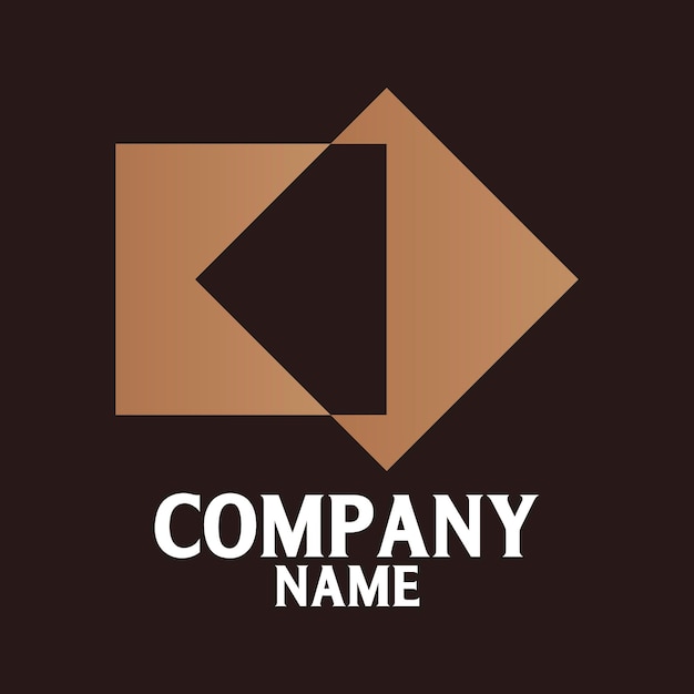 Простой векторный логотип для брендинга