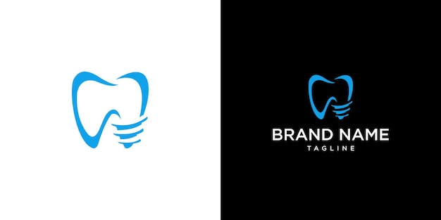 Vector simple vector logo of dental