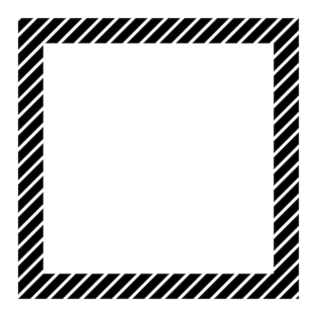 Simple vector rectangle frame or background square shape