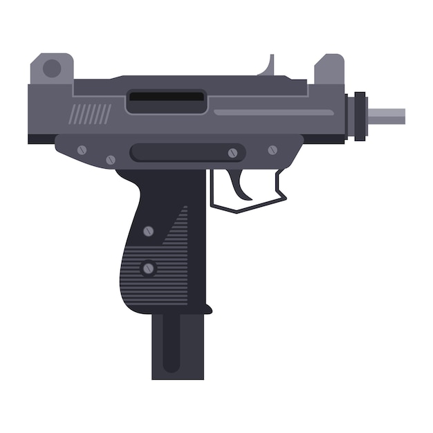 простой векторный пистолет-пулемет1
