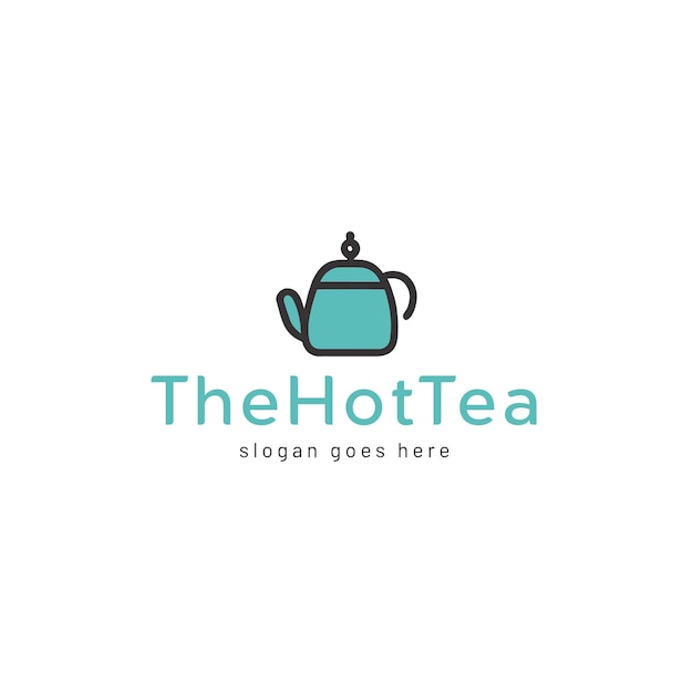 a simple vector tea icon