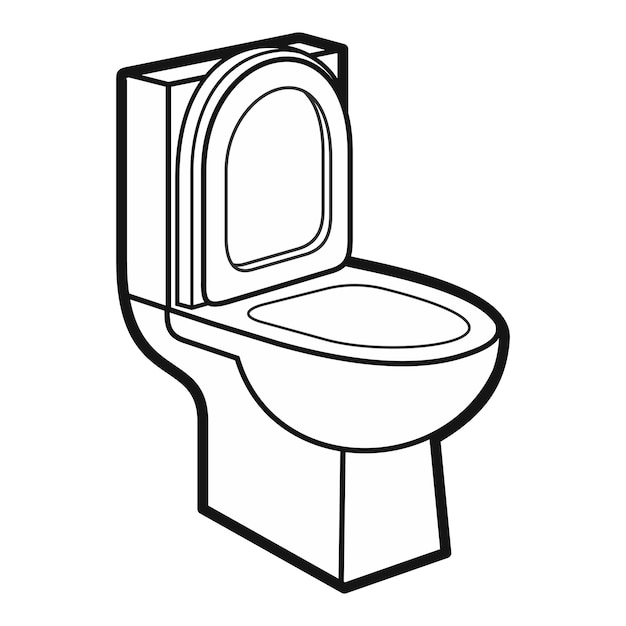 Простой векторный туалет icon1