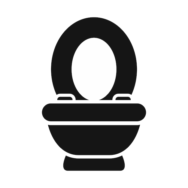 Simple vector toilet icon4