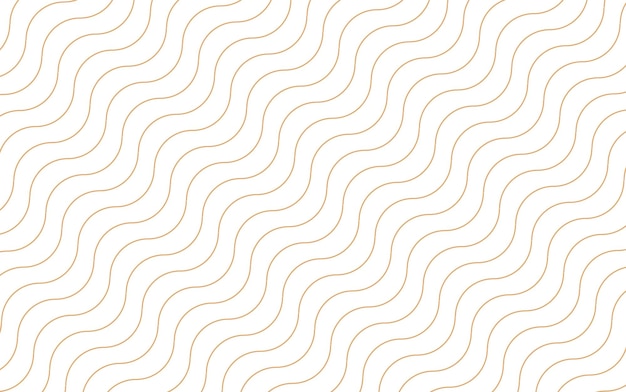 Simple wavy line pattern in gold