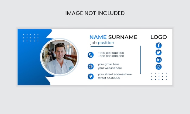 Simplemodern and excellent Email Signature template design