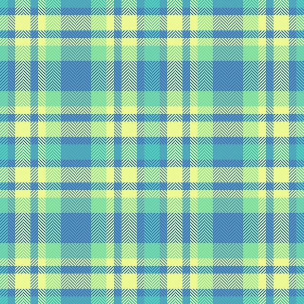 Simplicity pattern textile seamless new york check plaid background paint fabric vector texture tartan in cyan and lime colors