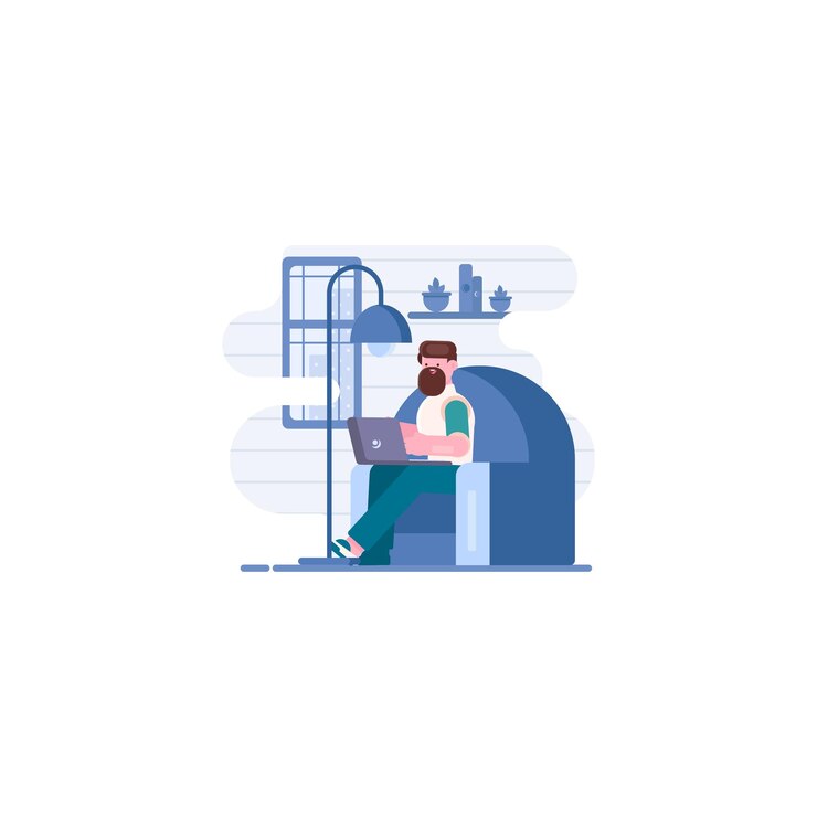 Vector simplified cute characters illustrations for websites and application screens