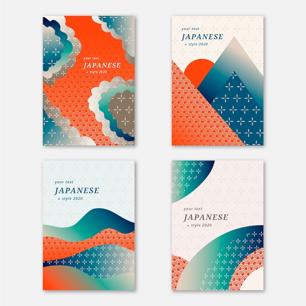 Simplistische japanse covercollectie