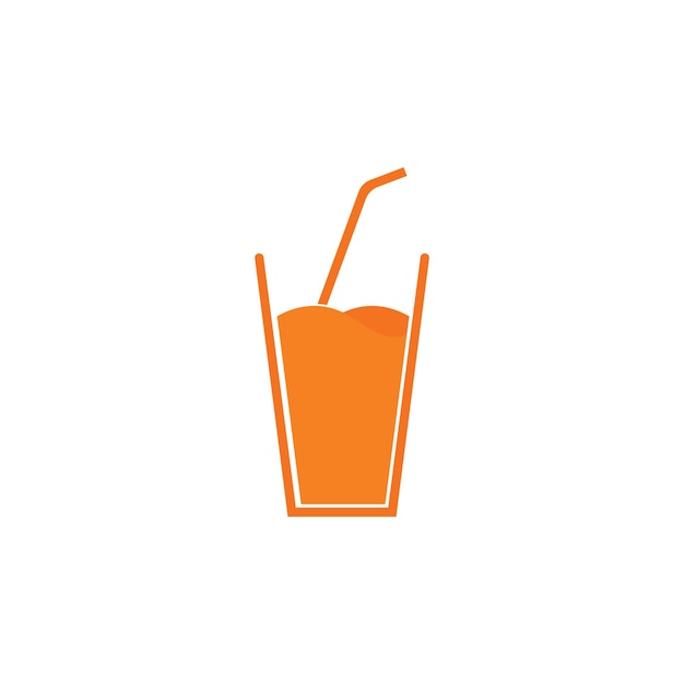 Sinaasappelsap logo vector pictogrammalplaatje