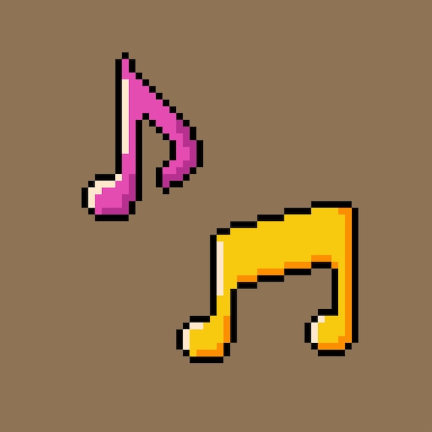 música mp3 jogador jogos pixel arte vetor ilustração 23873931 Vetor no  Vecteezy