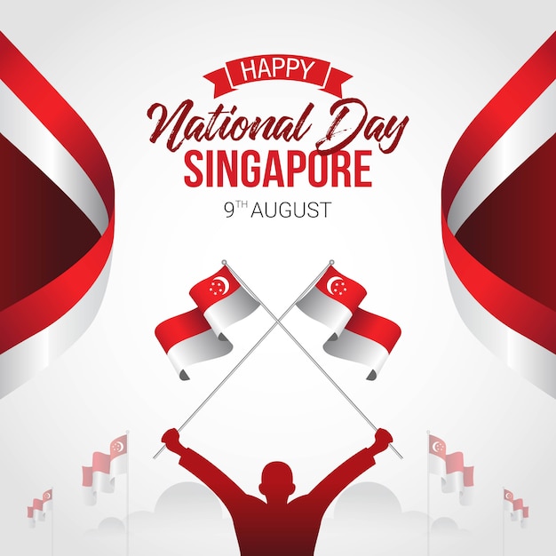 Celebrazione della festa dell'indipendenza di singapore