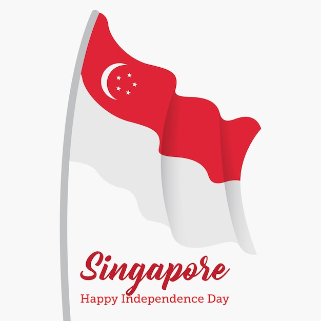 Vector singapore independence day
