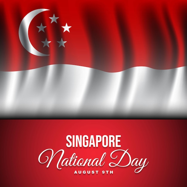 Singapore National Day Background Design