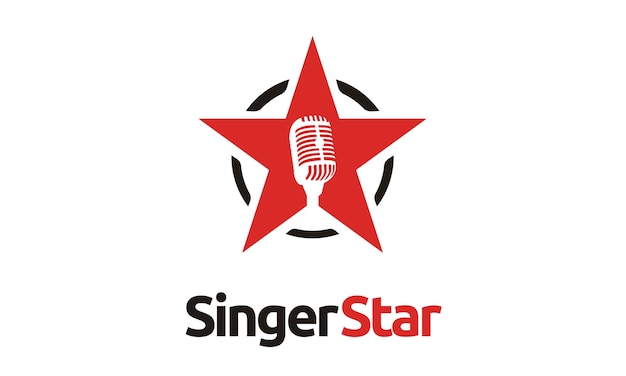 Певица / Audition Microphone Star logo