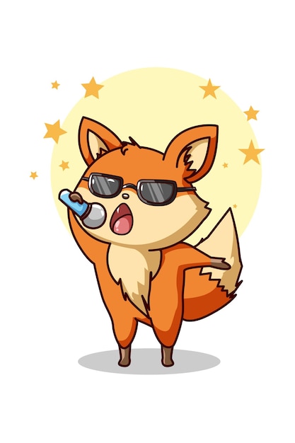 A singer fox 