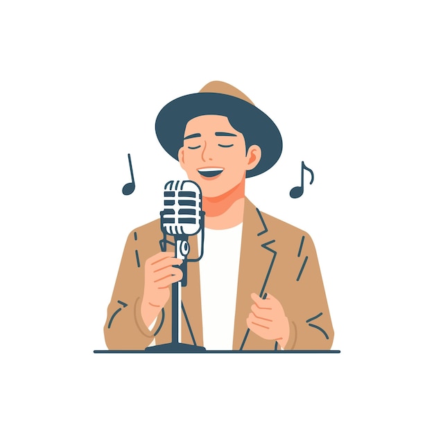 singer jazz guy ai generated iamge