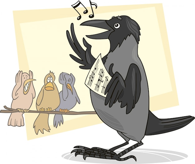 Singing crow