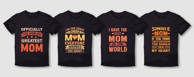 Single best greatest mother mom  typography t shirt design