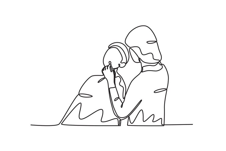 Vector single continuous line drawing of dentist repairing patient_s teeth dental concept dynamic single